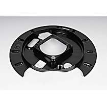 19178786 AC Delco New Brake Dust Shield - Black, Direct Fit, Rear, Sold individually