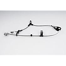 ABS Wheel Speed Sensor Wiring Harness, 4-Wheel ABS, With Front Disc, With Rear Disc - Rear, Driver Side