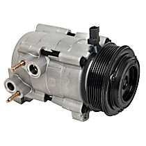 A/C Compressor, New ; With FS18 Compressor, With Clutch, 3.6L 6Cyl, OE Replacement Series - 