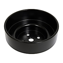19418445 GM Original Equipment Series Water Pump Pulley - Black, Steel, Sold individually