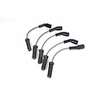 Spark Plug Wire, LV3 Engine, Eng. VIN: H, Kit Contains 6 Wires With Heat Shields, Set of 6 - 