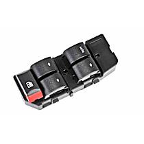 20814454 Front, Driver or Passenger Side GM Original Equipment Series Window Switch Black 5 Buttons