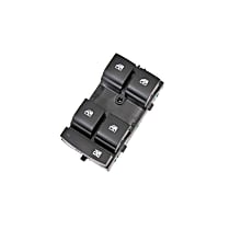 20830838 Front, Driver or Passenger Side Window Switch, Black