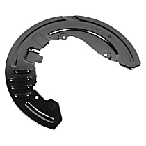 20859491 Front, Driver Side Brake Dust Shields Black, Steel, GM Original Equipment Series