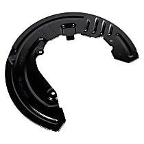 20859492 Front, Passenger Side Brake Dust Shields Black, Steel, GM Original Equipment Series