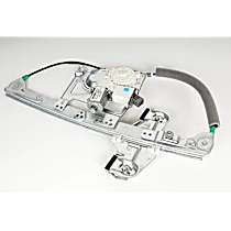 20896932 Front, Driver Side GM Original Equipment Series Power Window Regulator, With Motor