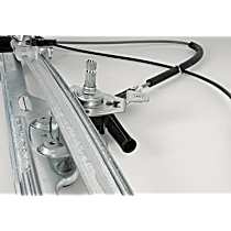 Front, Driver Side Manual Window Regulator, Hand-Crank Type, Except Power Windows(A31); Power Side Windows (5B5); Without Motor, GM Original Equipment Series