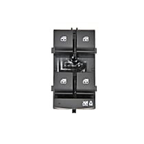20917580 Front, Driver Side GM Original Equipment Series Window Switch Black 5 Buttons