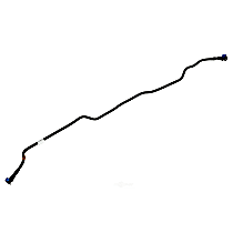 Fuel Line, 0.84 in. OD, engdesig: LLT, engvin: D, Plastic - Rear