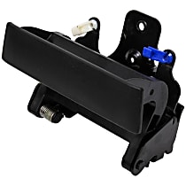 20955300 Tailgate Handle, Black Plastic and Steel Without Key Hole