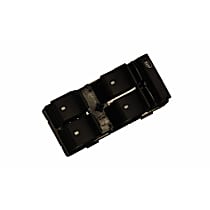 20966810 Front, Driver Side GM Original Equipment Series Window Switch Black 5 Buttons