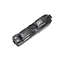 Driver Side Window Switch, FWD, Black, OE Replacement Series