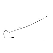 22754401 Washer Hose - Direct Fit, Sold individually
