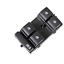 22819398 Front, Driver Side GM Original Equipment Series Window Switch Black 5 Buttons