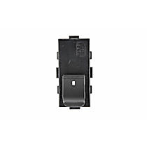 22895545 Front or Rear, Driver or Passenger Side Window Switch, Black