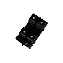 22915124 Front, Driver or Passenger Side Window Switch, Black