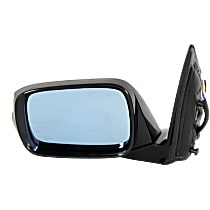 Driver Side Mirror, Power, Manual Folding, Heated, Paintable, In-housing Signal Light, With memory, Without Puddle Light, Auto-Dimming, and Blind Spot Feature, For Models Without Power Liftgate