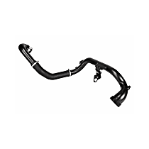 23131218 OE Replacement Series Intercooler Hose - Black, Plastic and Rubber, Direct Fit, Sold Individually