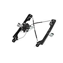 23257823 Front, Passenger Side Power Window Regulator, With Motor