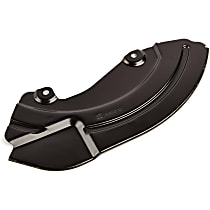 23336595 Front, Passenger Side Brake Dust Shields Black, Steel