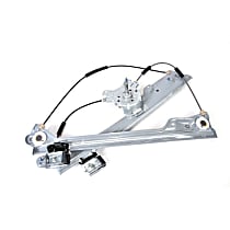 23453651 Front, Driver Side Manual Window Regulator, Without Motor
