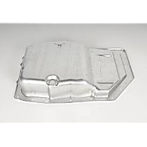24226851 GM Original Equipment Series Transmission Pan - Polished, Steel, Stock Depth, Direct Fit, Sold individually