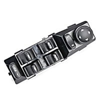 Front, Driver Side Window Switch, Black, 7 Buttons, GM Original Equipment Series