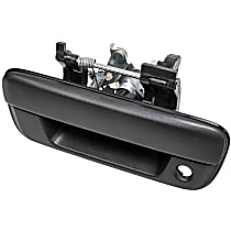 25801998 Tailgate Handle, Gray Plastic and Steel Without Key Hole