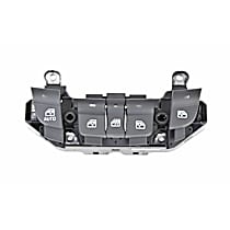 25808184 Front, Driver or Passenger Side GM Original Equipment Series Window Switch Black 5 Buttons