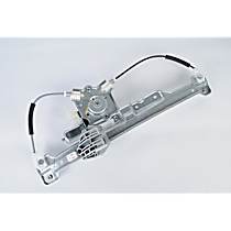 Rear, Driver Side Power Window Regulator, With Motor, GM Original Equipment Series
