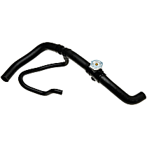 Radiator Hose, Upper, Manual Transaxle, GAS, With Engine Oil Cooler, Rubber, 2.0L 4Cyl, Professional Series