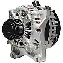 Alternator, Clock 8:00, Amps 225, Family ND-HP, Unit MFR ND, Pulley 6SCP, With Nippondenso 225 amp alt., Fan IF, Regulator IR, Remanufactured, 5.4L, Professional Series - 