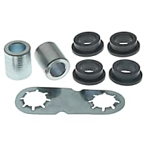 45G31001 Professional Series Steering Rack Bushing - Black and Chrome, Thermoplastic, Direct Fit, Kit