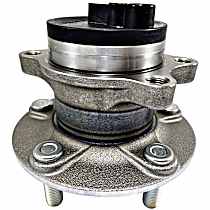 Rear, Driver or Passenger Side Wheel Hub, FWD, 5 Lugs