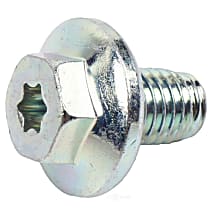 55577568 OE Replacement Series Oil Drain Plug - Silver, Steel, Direct Fit, Sold individually