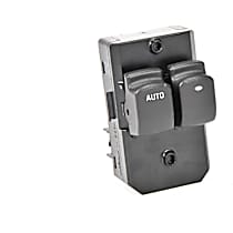 84149990 Front or Rear, Driver Side GM Original Equipment Series Window Switch Black 2 Buttons