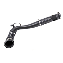 OE Replacement Series Intercooler Hose - Black, Plastic and Rubber, Direct Fit, Sold Individually