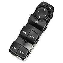 84512890 Front, Driver Side OE Replacement Series Window Switch Black