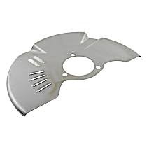 Front, Passenger Side Brake Dust Shields, 3.6L 6Cyl, 4-Wheel ABS, With Front Disc, With Rear Disc, Heavy Duty Antilock Brakes(J5)
