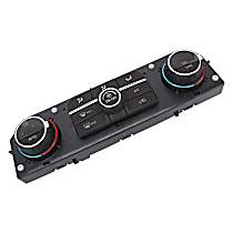 Climate Control Unit, 4-Door, Crew Cab Pickup, VENTED Front SEAT HEATER(KQV); A/C FRT AUTO/AUX CONT(CJ2), ELECTRIC REAR WINDOW DEFOGGER(C49); Except SEAT HEATER(KA1) - 