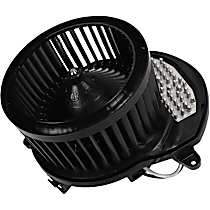 Blower Motor, Will Include Blow Cont Module; A/C Front Auto/Aux Cont(CJ2); Equipped With Hvac Module With Brushed Motor(00H) - 