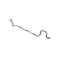Direct Fit A/C Evaporator Inlet Hose, Sold Individually