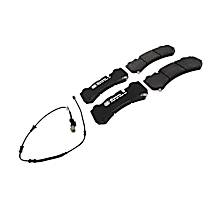 Brake Pad Set, With Front Disc Brake, With Rear Disc Brake, Front Production Pad Kit For Track Usage, 18in. Heavy Duty Brakes With ABS