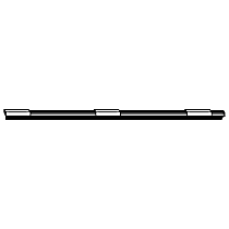8-52465 Professional Series Black Rubber Wiper Refill, Sold individually