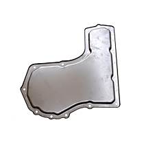 Stock Depth, Transmission Pan, Automatic Transaxle, 4-Speed, transmissionmfrcode : 4T40-E, Natural, Steel - 