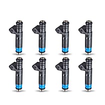 Set of 8 Fuel Injectors Compatible with FI114992, Sold individually, 5.7L - 