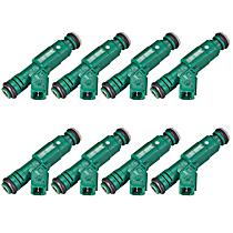 Set of 8 Fuel Injectors Compatible with 0280155968, Sold individually, 3.8L - 