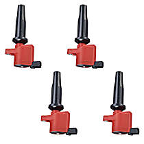 Ignition Coil, Set of 4, 4 Cyl 2.3L, High Performance Series - 
