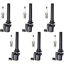 Ignition Coil, Naturally Aspirated; OHV; GAS; 4-Door; Wagon, Kit, 6 Cyl 3.0L, OE Series - 
