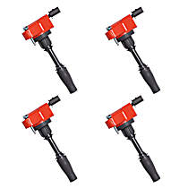 Ignition Coil, Set of 4, 4 Cyl 2.0L, High Performance Series - 